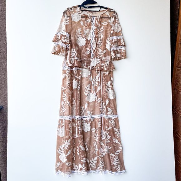 For Love & Lemons Emelia Top & Maxi Skirt Boho Set - Picture 7 of 16